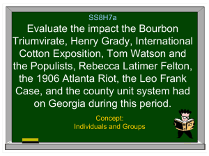 1906 Atlanta Riot Leo Frank case