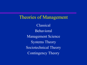 Management Theories: Classical, Behavioral, Systems & More