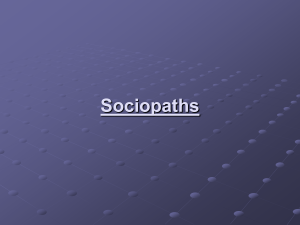 Sociopathy: Understanding Antisocial Personality Disorder