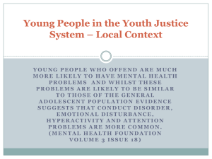 Young People in the Youth Justice System