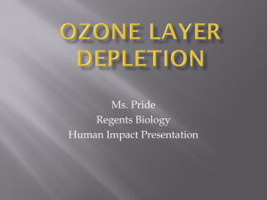 Ozone Depletion