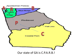 GA`s Geography Powerpoint