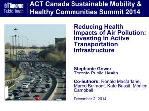 6A - Stephanie Gower - ACT Conference Path to Healthier Air FINAL
