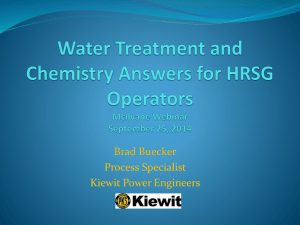 Water Treatment and Chemistry Answers for HRSG Operators by