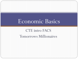The Big 5 of Economics
