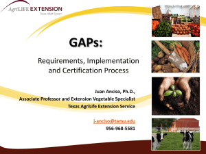 Gaps NAFMFP - NAFMNP Farmer`s Market Association