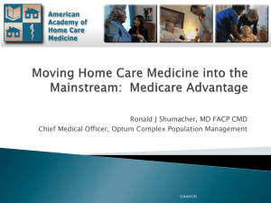 Medicare Advantage Plans - American Academy of Home Care