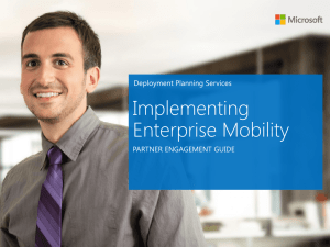 Engagement guide: Implementing Enterprise