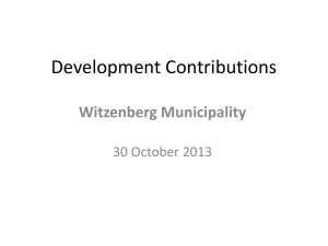 Development Contributions