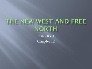 The New West and Free North