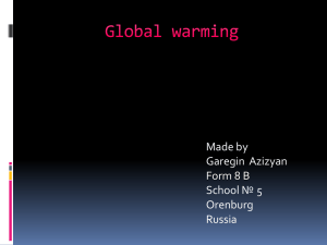 Global warming
