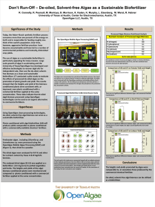 Non-Lethal Oil Recovery Suitable For Biocatalytic Algal Platforms R