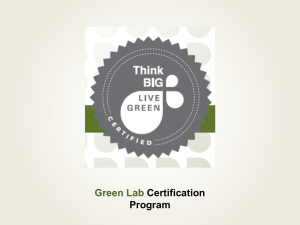Green Labs - College of Engineering