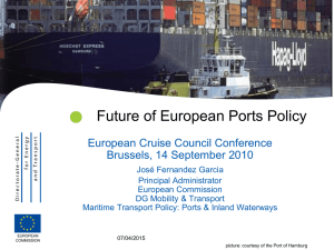 European Ports Policy Future: Commission's Action Plan & Guidelines
