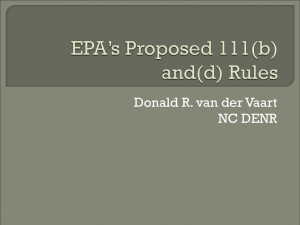 The Clean Air Act