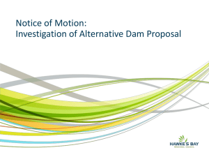 Reply to Alternative Proposal - Hawke`s Bay Regional Council