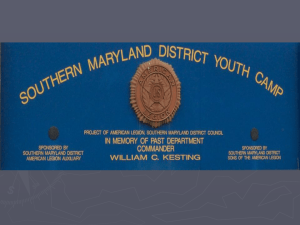 Pictures - The American Legion Department of Maryland