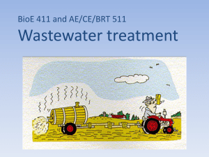WASTEWATER TREATMENT