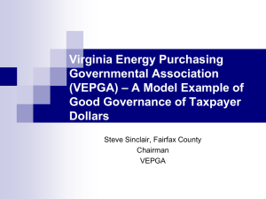 Steve Sinclair, Fairfax County, VEPGA