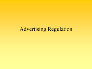 Advertising Regulation