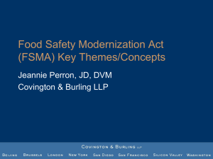 Food Safety Modernization Act