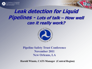 PHMSA Office of Pipeline Safety