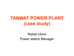 Tanwat Power Plant Case Study: Operations & Challenges