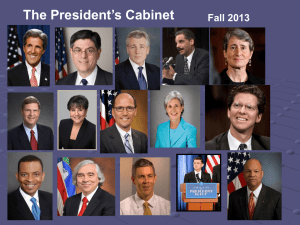 2014-SPRING-Obama`s-Cabinet