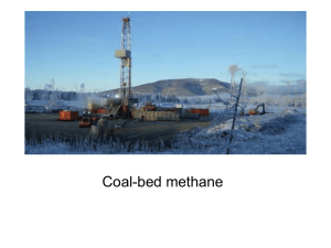 Coal bed methane t