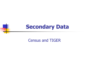 Secondary Data
