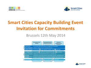 Smart Cities Capacity Building Event Invitation for