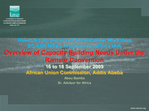 The Ramsar Convention on Wetlands