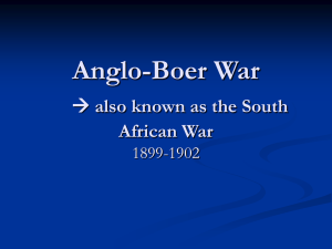 Anglo-Boer War