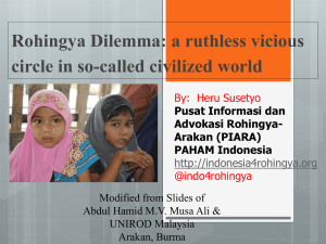The Ugly Fate of Rohingyas