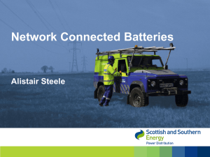 Low voltage connected battery project