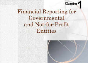 How Do Governmental and Not-For-Profit Organizations Differ From