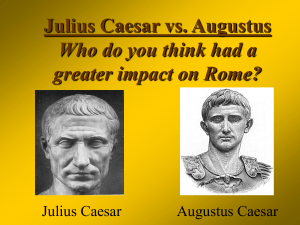 Julius Caesar vs. Augustus: Impact on Rome