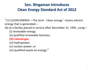 PowerPoint by Tony Ingraffea - American Clean Energy Agenda