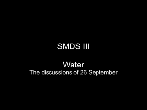 Water - Sustainable Development Forum Nagaland (SDFN)