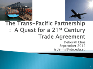 Trade Expansion in a Time of Economic Crisis? Following the Trans