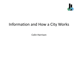 How Cities Work - Urban Systems Collaborative