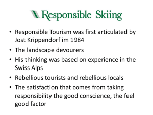 Responsible Skiing should