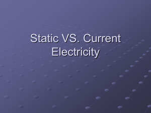Static VS current
