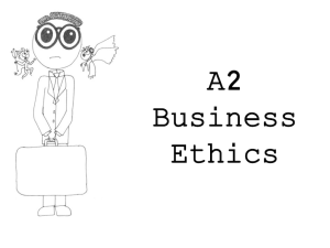Business Ethics