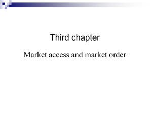 Market access