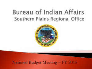Bureau of Indian Affairs Southern Plains Regional Office