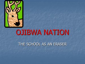 Ojibwa Nation & Boarding Schools: Cultural Erasure