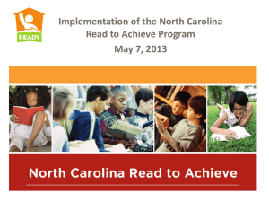 North Carolina Read to Achieve