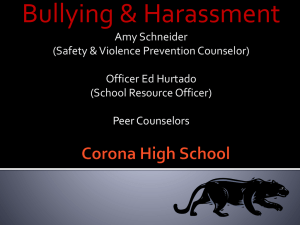 Bullying Presentation