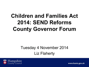 SEND Reforms